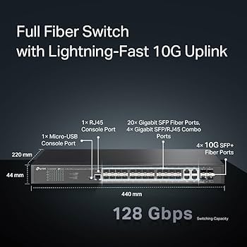 TP-Link ギガビット L2+ マネージドスイッチTL-SG3428X TL-SG3428X | JetStream 24-Port Gigabit L2+ Managed Switch